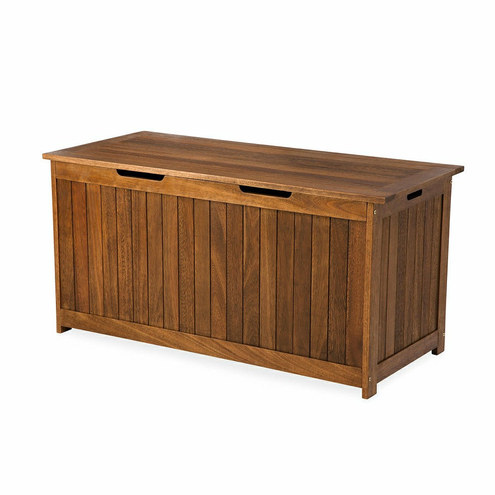 Eucalyptus Wood Storage Box | Plow & Hearth