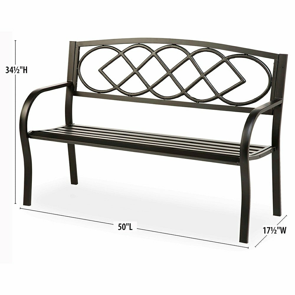 Celtic Knot Garden Bench | Plow & Hearth