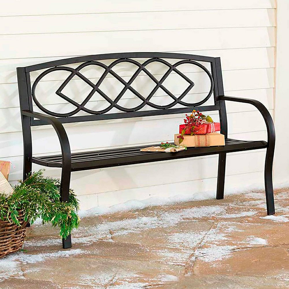 Celtic Knot Garden Bench | Plow & Hearth