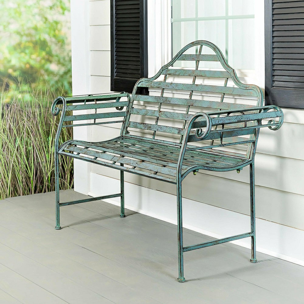 Chippendale Style Metal Bench | Plow & Hearth