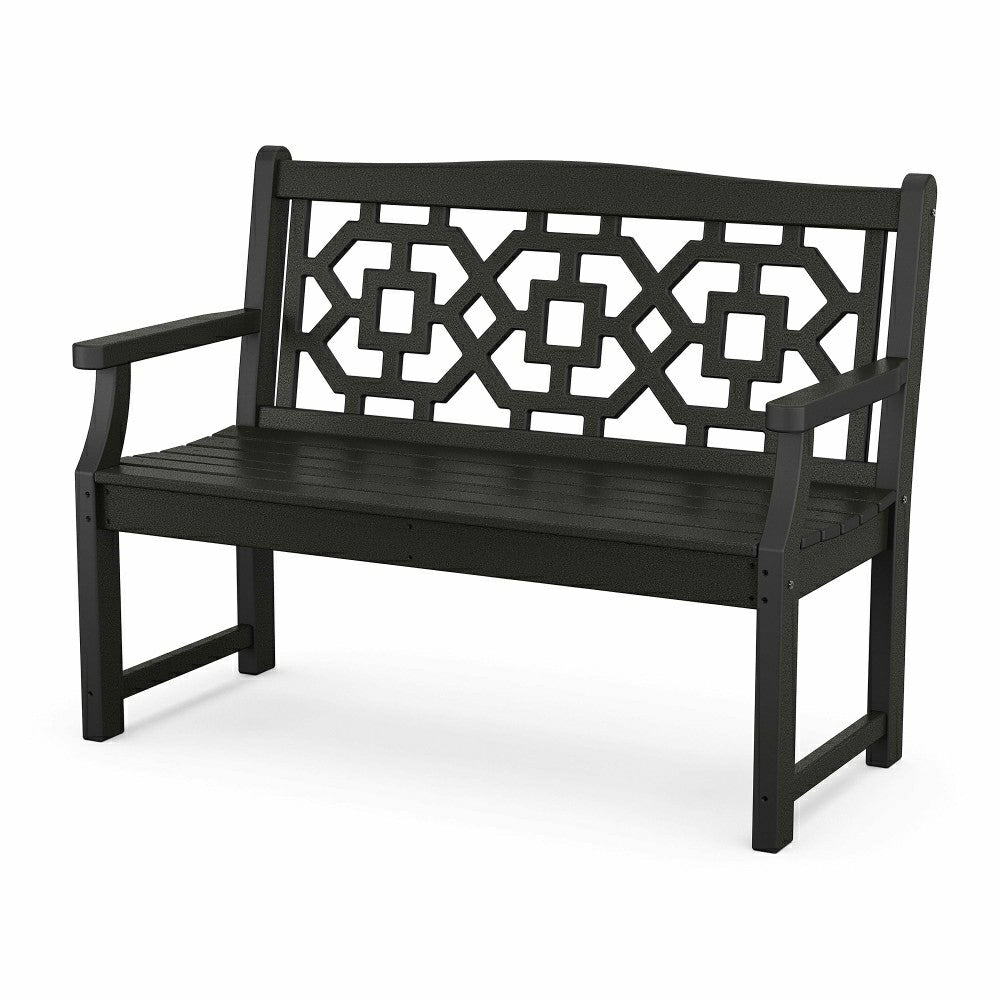 POLYWOOD® Chinoiserie Garden Bench | Plow & Hearth