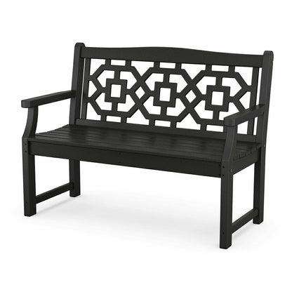POLYWOOD® Chinoiserie Garden Bench | Plow & Hearth
