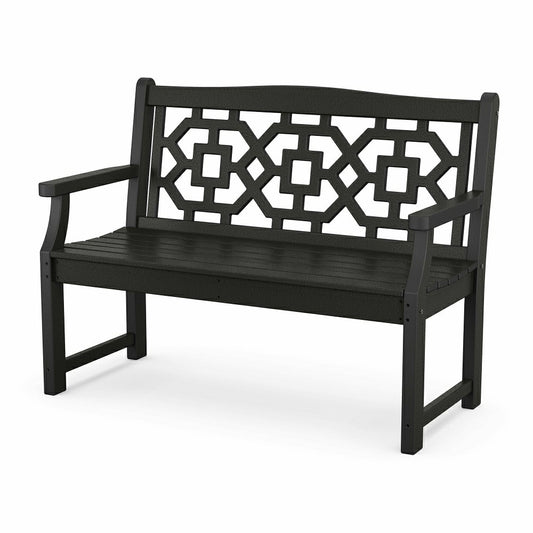POLYWOOD® Chinoiserie Garden Bench | Plow & Hearth