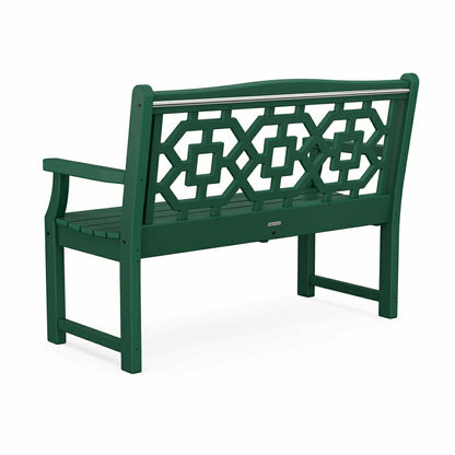 POLYWOOD® Chinoiserie Garden Bench | Plow & Hearth