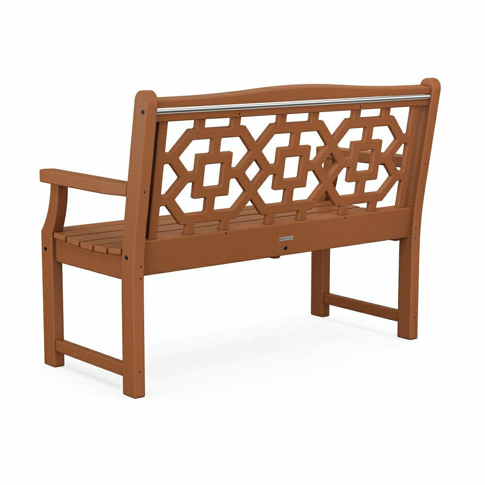 POLYWOOD® Chinoiserie Garden Bench | Plow & Hearth