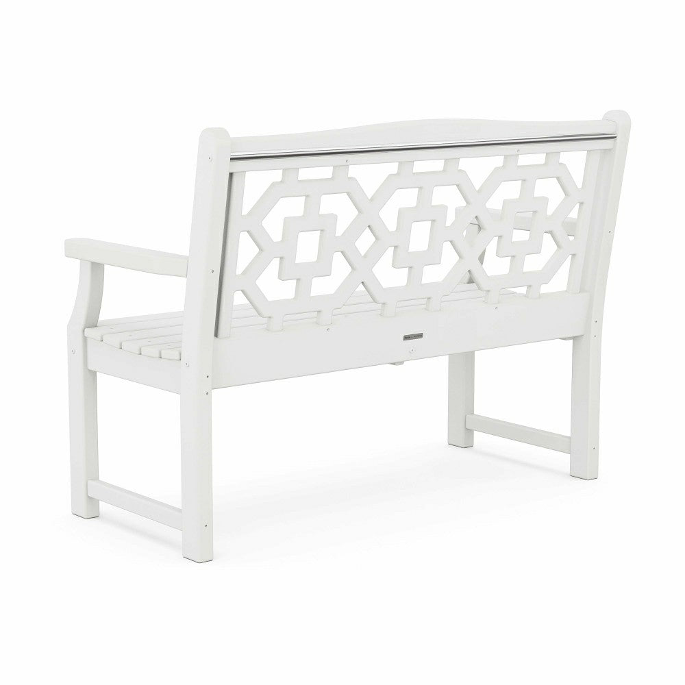 POLYWOOD® Chinoiserie Garden Bench | Plow & Hearth