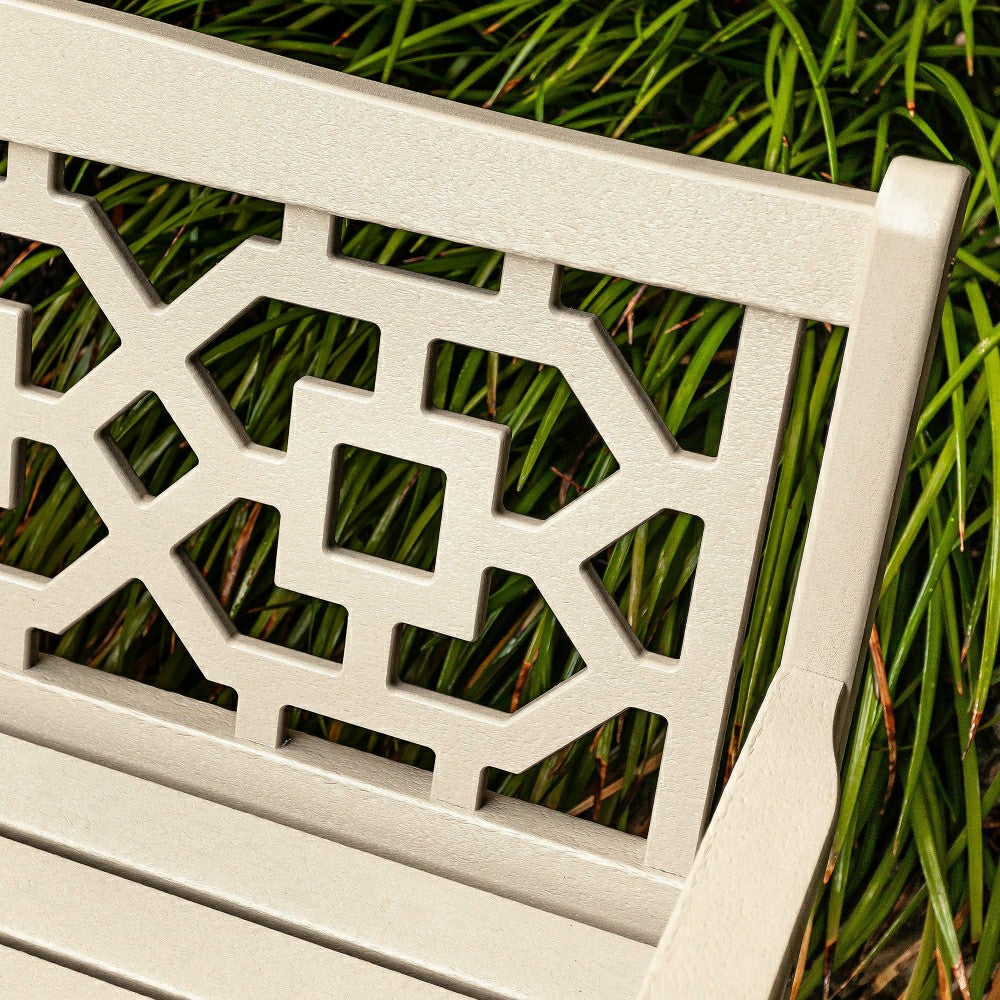 POLYWOOD® Chinoiserie Garden Bench | Plow & Hearth