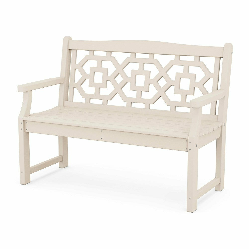 POLYWOOD® Chinoiserie Garden Bench | Plow & Hearth