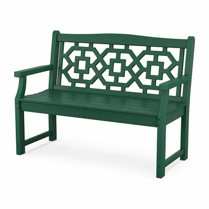 POLYWOOD® Chinoiserie Garden Bench | Plow & Hearth