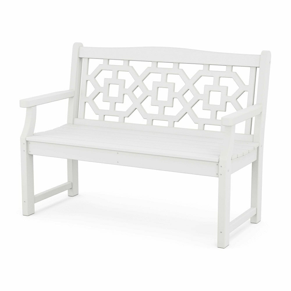 POLYWOOD® Chinoiserie Garden Bench | Plow & Hearth