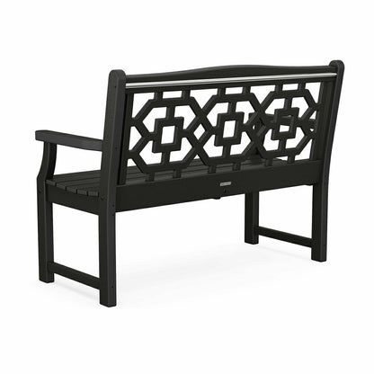 POLYWOOD® Chinoiserie Garden Bench | Plow & Hearth