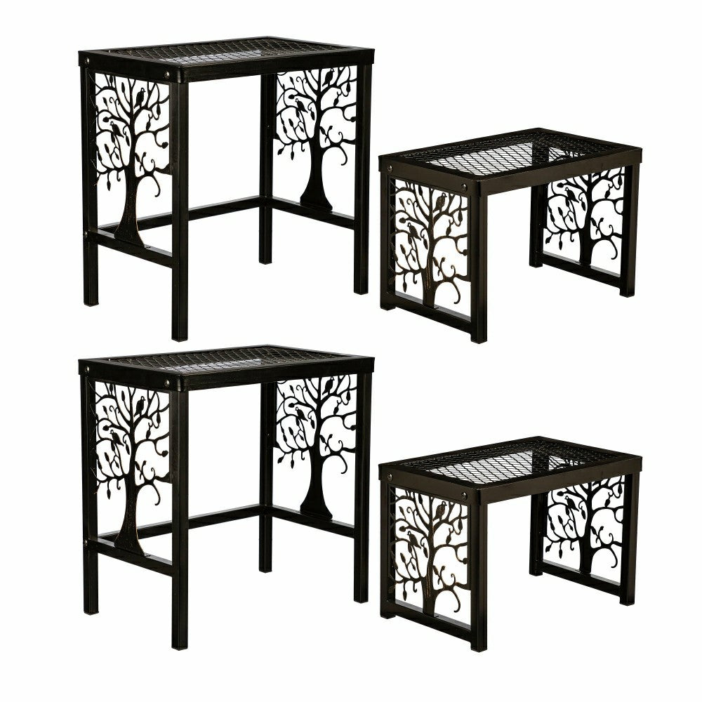 Tree of Life Plant Stand Set of 4 | Plow & Hearth