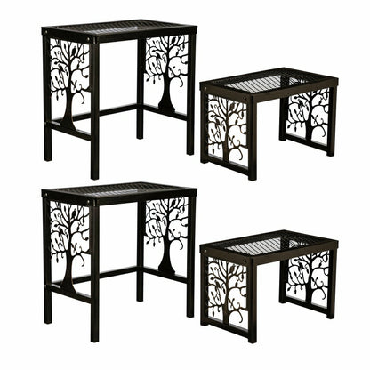 Tree of Life Plant Stand Set of 4 | Plow & Hearth