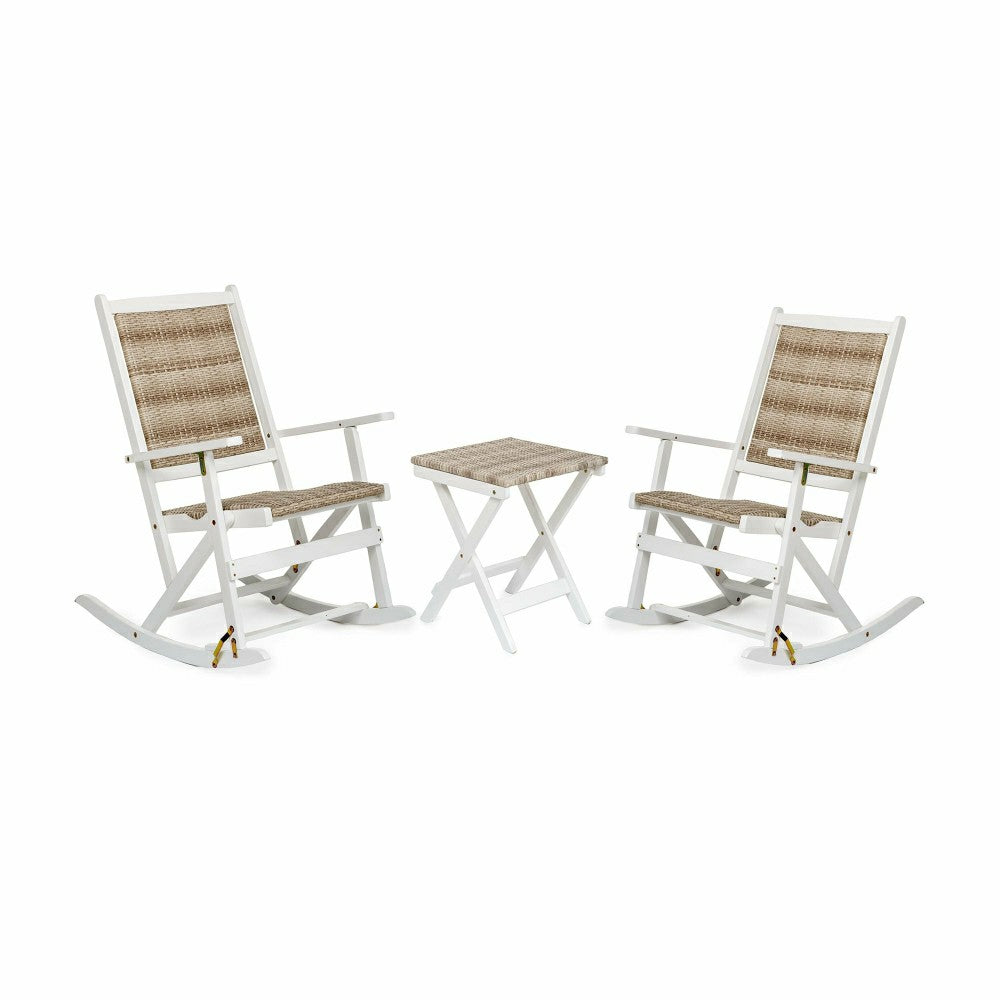 Claytor Folding Eucalyptus Outdoor Side Table | Plow & Hearth
