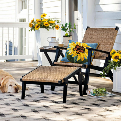 Claytor Folding Eucalyptus Outdoor Side Table | Plow & Hearth