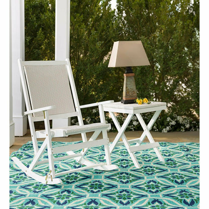 Claytor Folding Eucalyptus Outdoor Side Table | Plow & Hearth