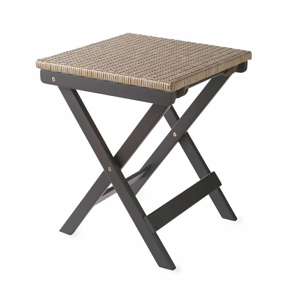 Claytor Folding Eucalyptus Outdoor Side Table | Plow & Hearth