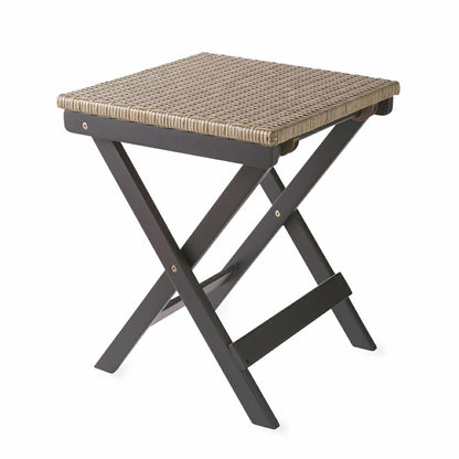 Claytor Folding Eucalyptus Outdoor Side Table | Plow & Hearth