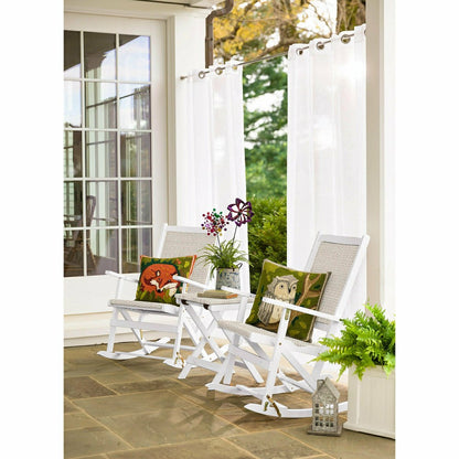 Claytor Folding Eucalyptus Outdoor Side Table | Plow & Hearth