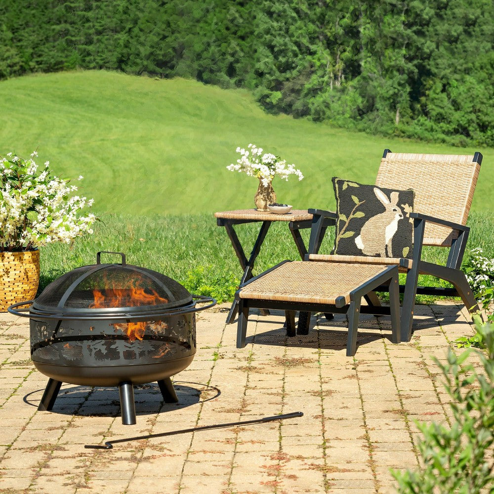 Claytor Folding Eucalyptus Outdoor Side Table | Plow & Hearth