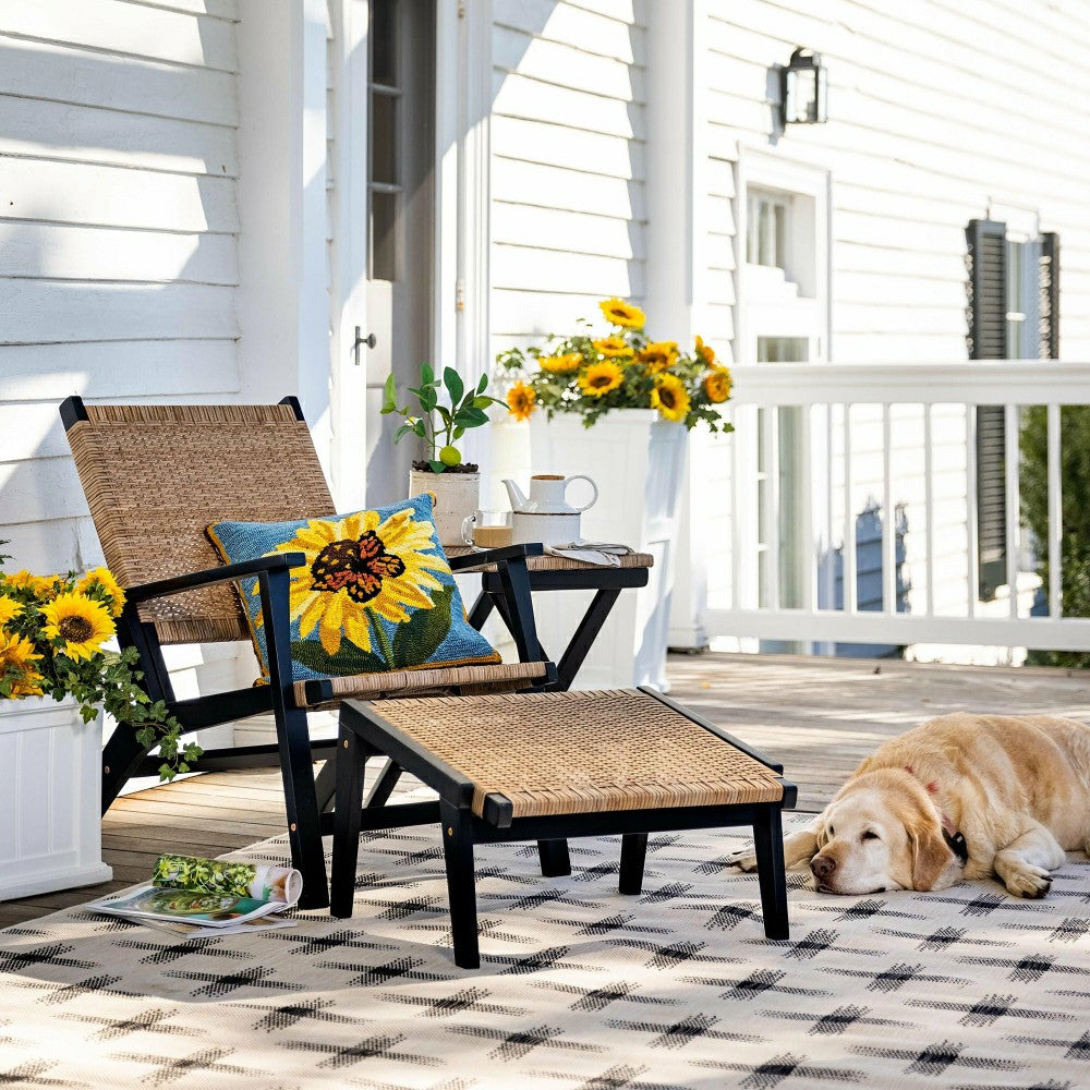 Claytor Folding Eucalyptus Outdoor Side Table | Plow & Hearth