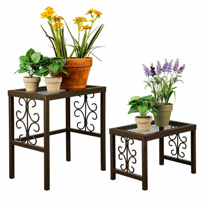 Montebello Plant Stand Set of 2 | Plow & Hearth