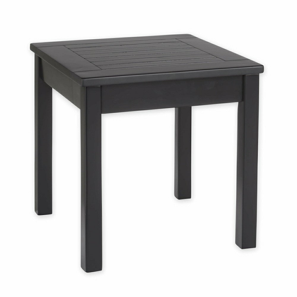 Slatted Wood Side Table | Plow & Hearth