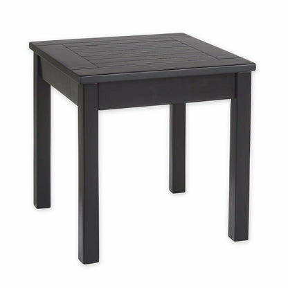 Slatted Wood Side Table | Plow & Hearth