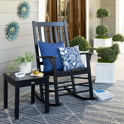 Slatted Wood Side Table | Plow & Hearth