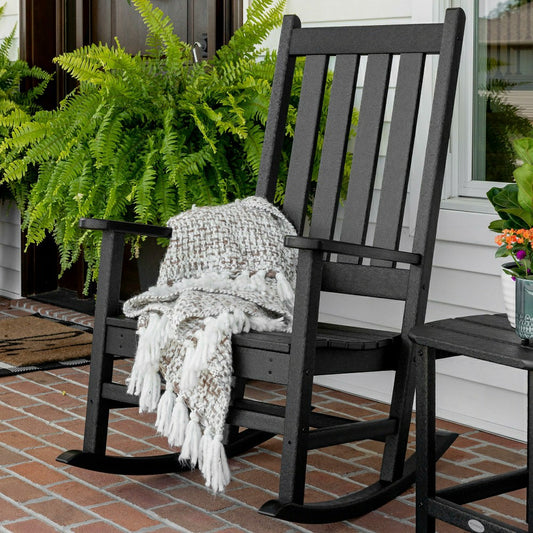 POLYWOOD® Vineyard Porch Rocking Chair | Plow & Hearth