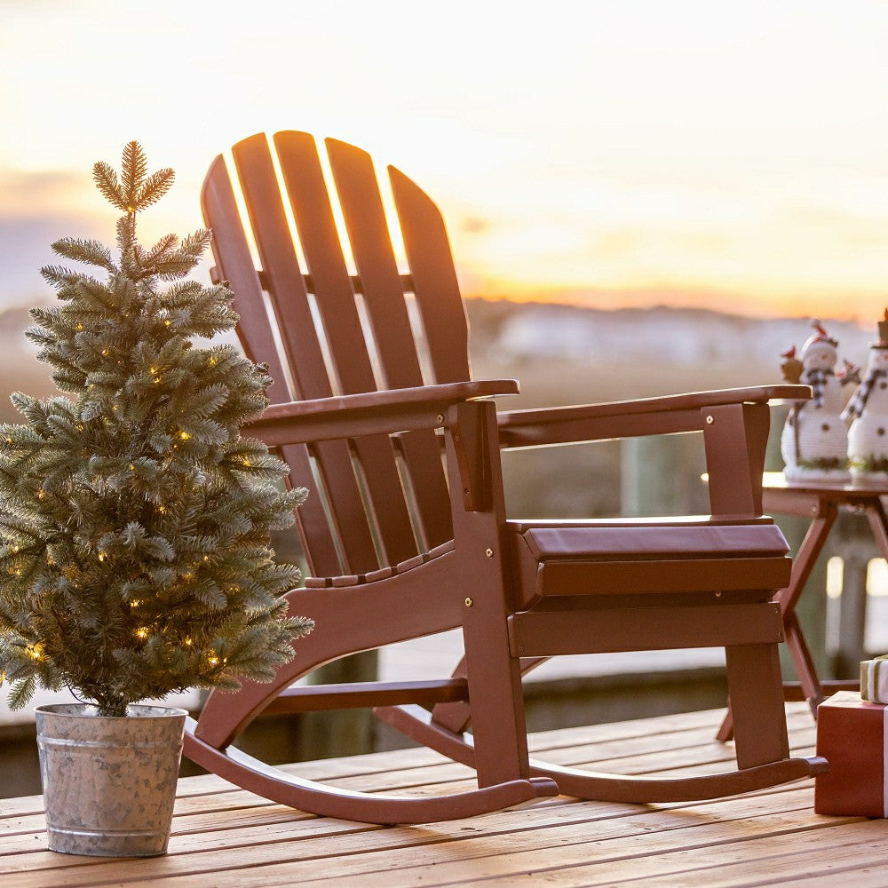 Wooden Adirondack Rocker | Plow & Hearth