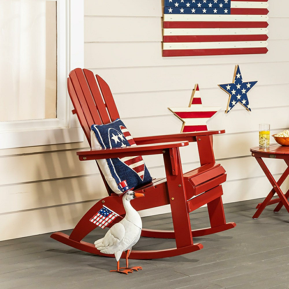 Wooden Adirondack Rocker | Plow & Hearth