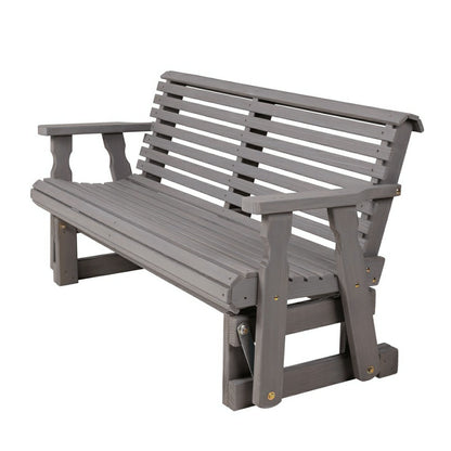 Amish Casual Heavy Duty Roll Back 5 Foot Treated Porch Glider | Plow & Hearth