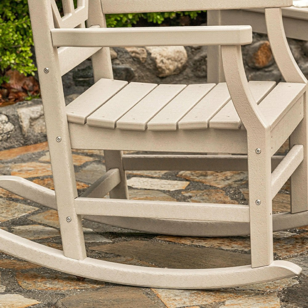 POLYWOOD® Chinoiserie Rocking Chair | Plow & Hearth