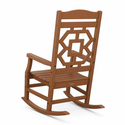 POLYWOOD® Chinoiserie Rocking Chair | Plow & Hearth