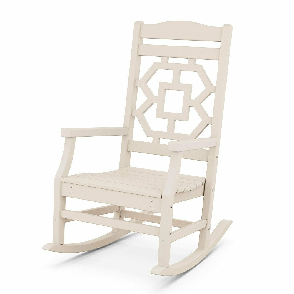 POLYWOOD® Chinoiserie Rocking Chair | Plow & Hearth