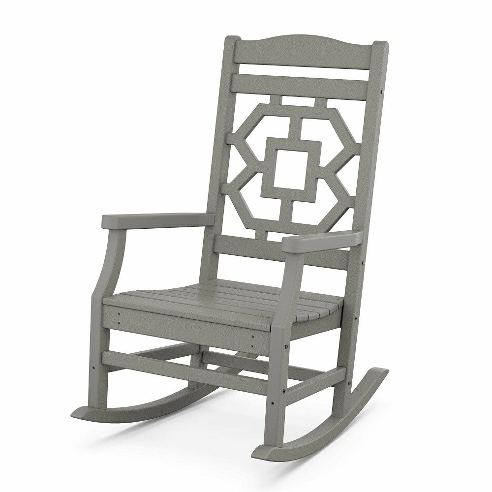 POLYWOOD® Chinoiserie Rocking Chair | Plow & Hearth