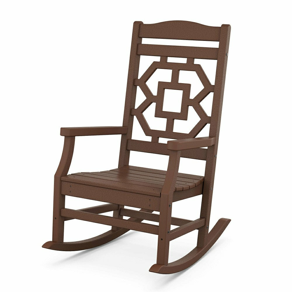 POLYWOOD® Chinoiserie Rocking Chair | Plow & Hearth