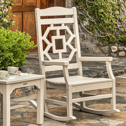 POLYWOOD® Chinoiserie Rocking Chair | Plow & Hearth