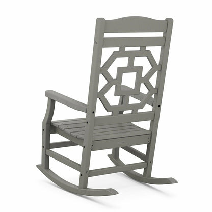 POLYWOOD® Chinoiserie Rocking Chair | Plow & Hearth