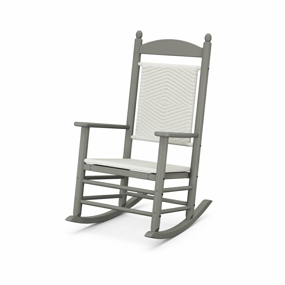 POLYWOOD® Jefferson Woven Rocking Chair | Plow & Hearth