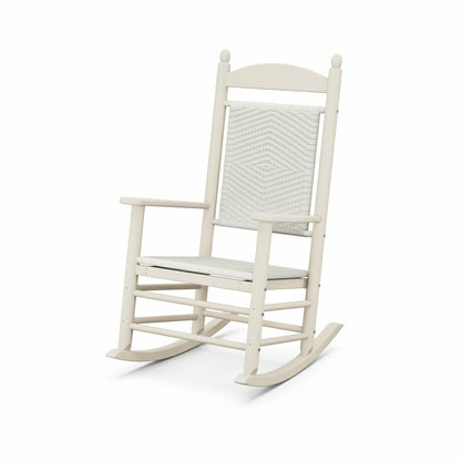 POLYWOOD® Jefferson Woven Rocking Chair | Plow & Hearth
