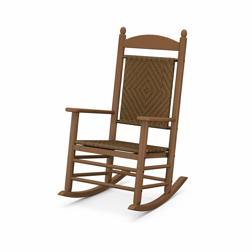 POLYWOOD® Jefferson Woven Rocking Chair | Plow & Hearth