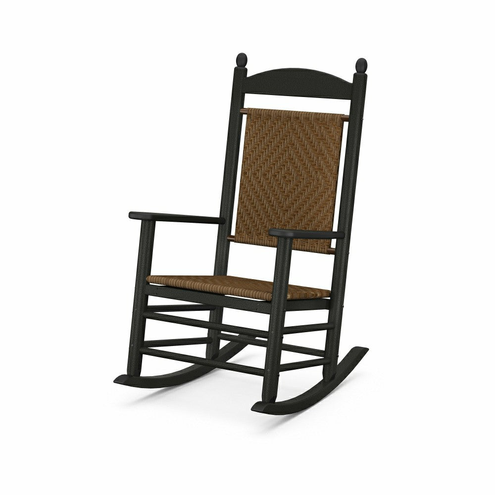 POLYWOOD® Jefferson Woven Rocking Chair | Plow & Hearth