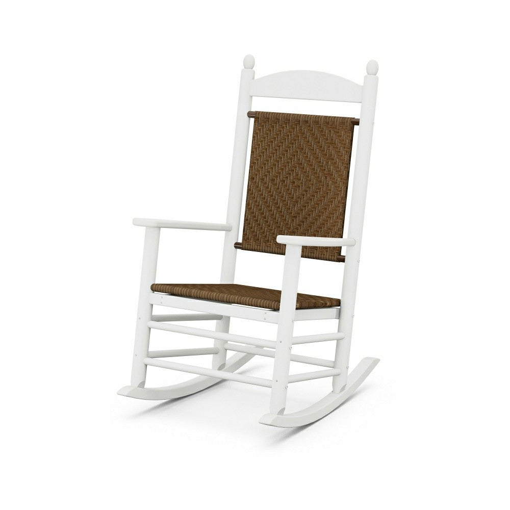 POLYWOOD® Jefferson Woven Rocking Chair | Plow & Hearth
