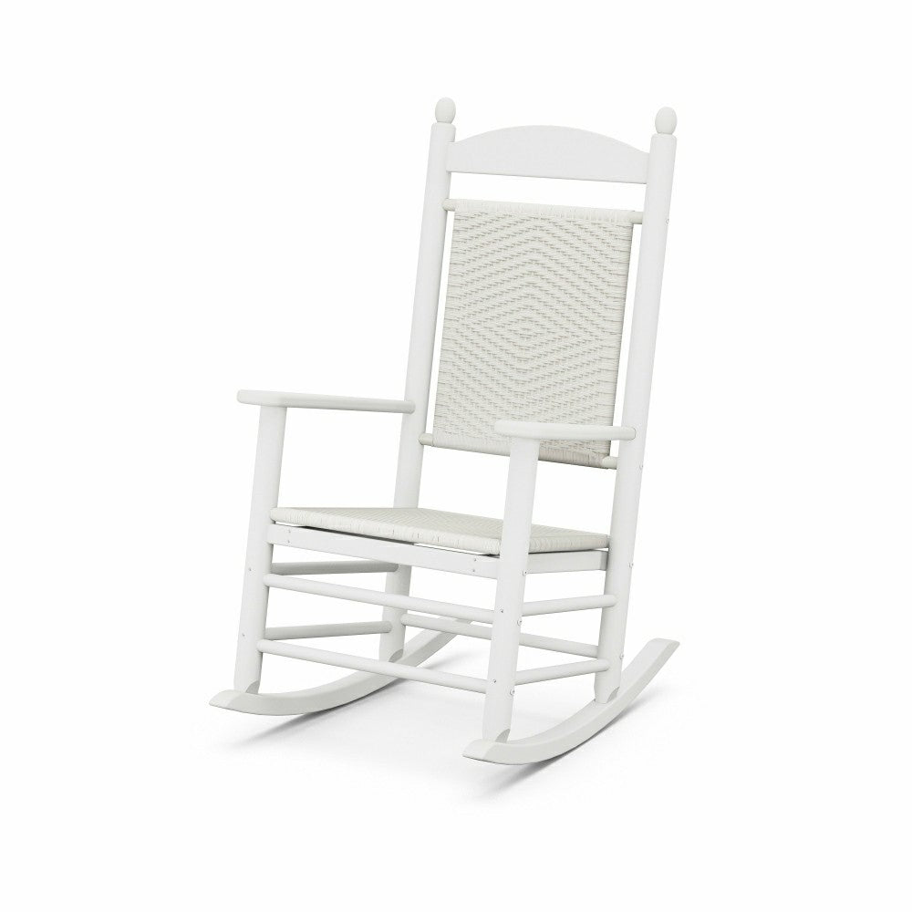 POLYWOOD® Jefferson Woven Rocking Chair | Plow & Hearth