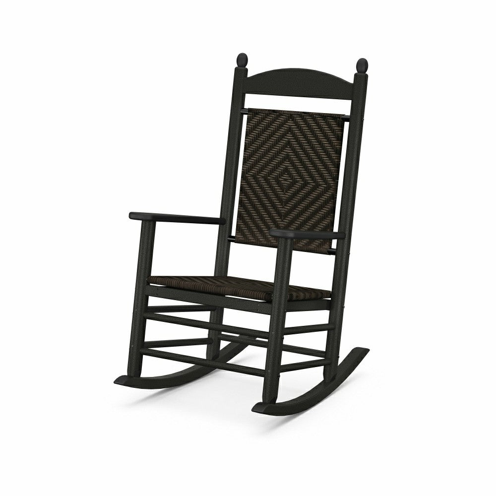 POLYWOOD® Jefferson Woven Rocking Chair | Plow & Hearth