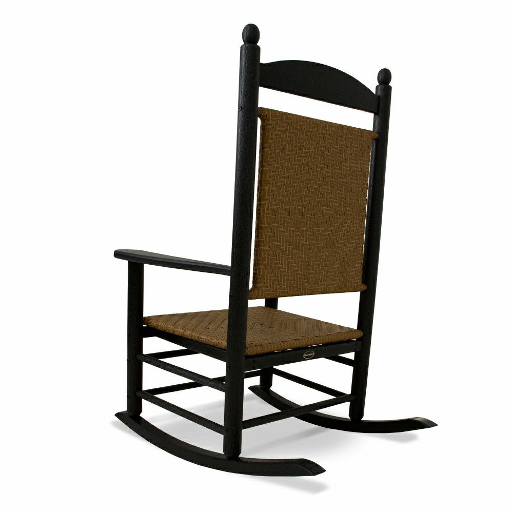 POLYWOOD® Jefferson Woven Rocking Chair | Plow & Hearth