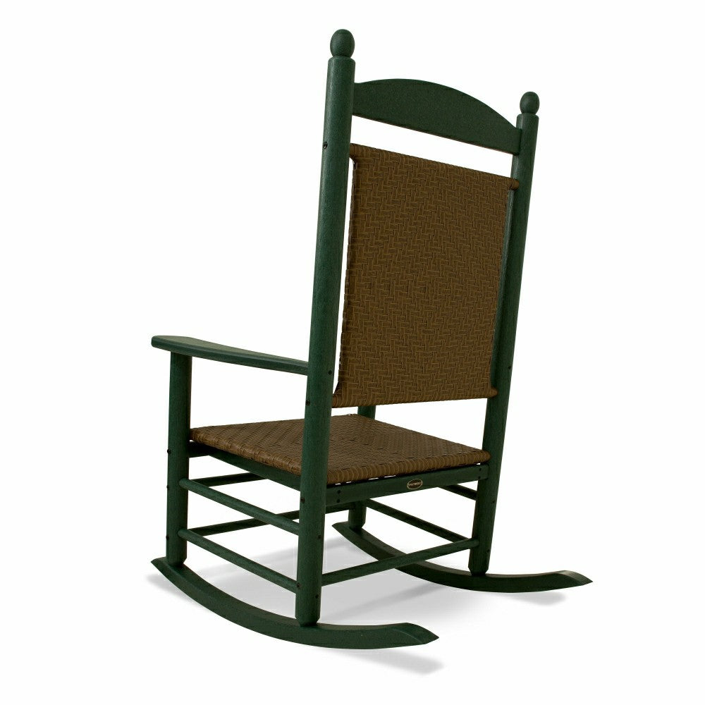 POLYWOOD® Jefferson Woven Rocking Chair | Plow & Hearth