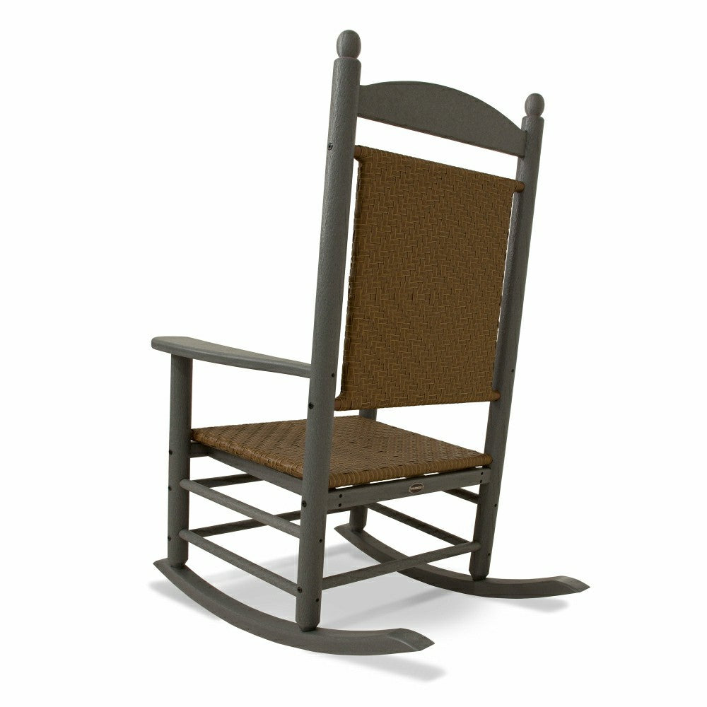 POLYWOOD® Jefferson Woven Rocking Chair | Plow & Hearth